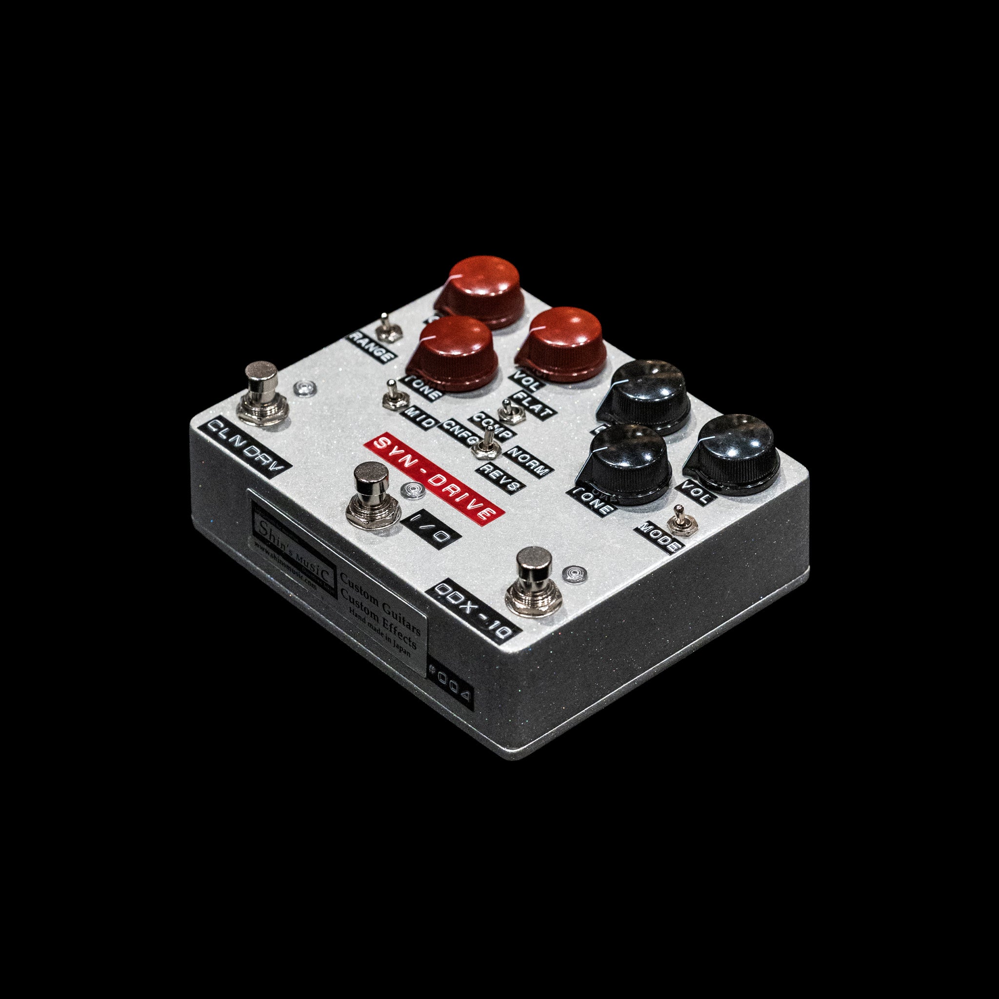 Shin's Music Syn Drive Custom Combo Pedal - Meta Silver – Round