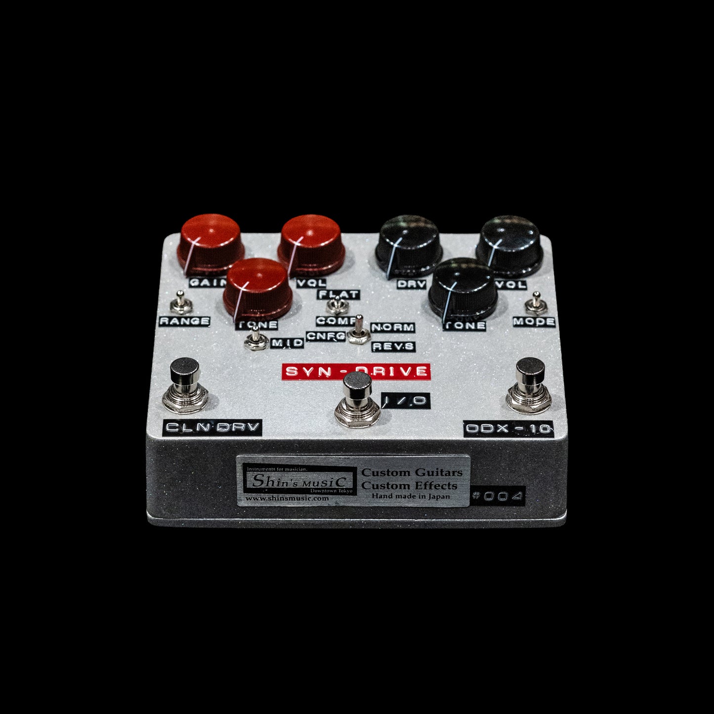 Syn Drive Custom Combo Pedal - Meta Silver