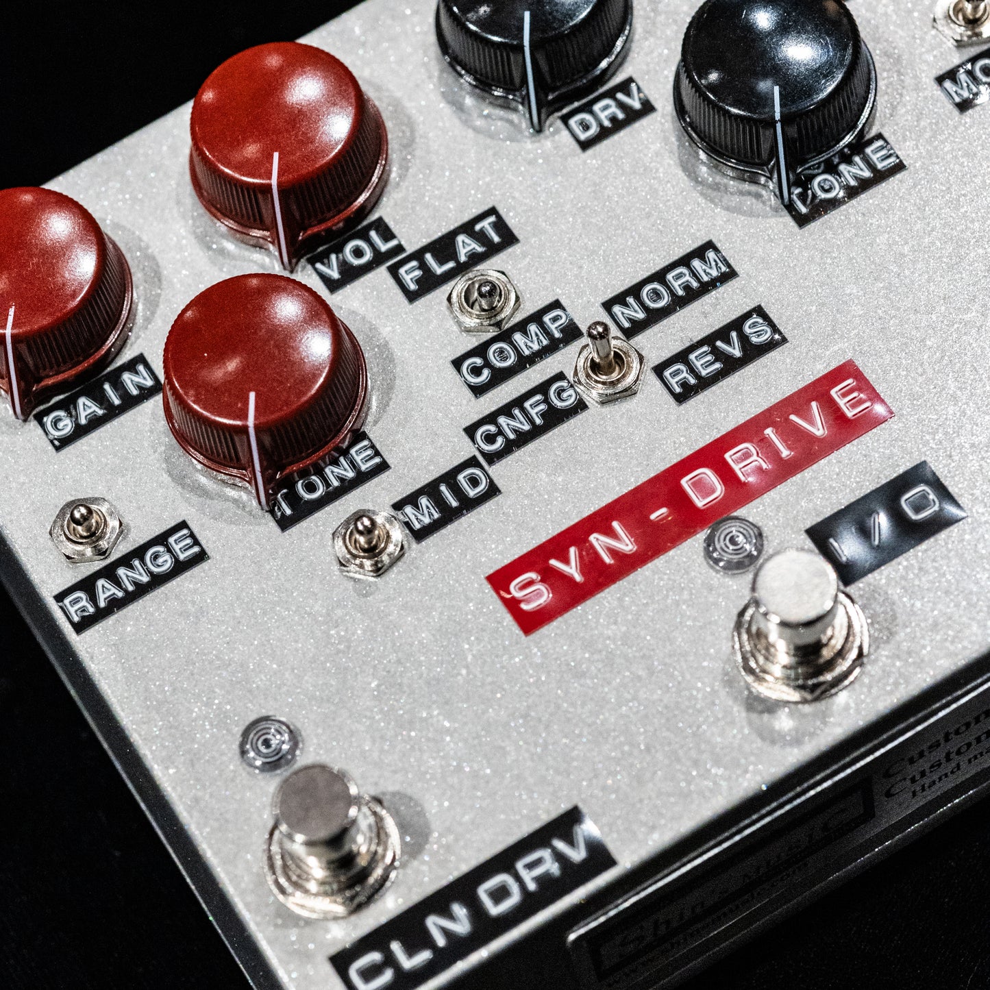 Syn Drive Custom Combo Pedal - Meta Silver