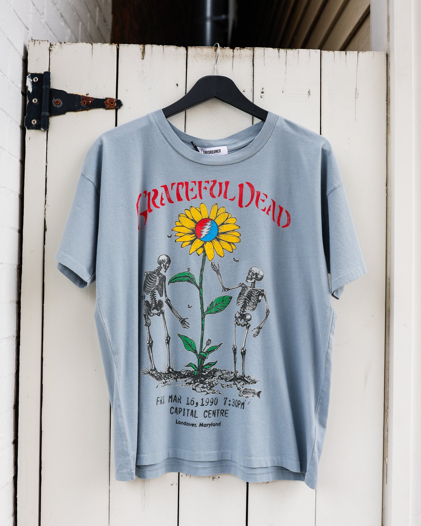 Women's Grateful Dead Daisy Merch Tee - Light Blue