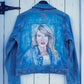 Taylor Swift Hand-Painted Denim Jacket (Women's Medium)