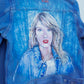 Taylor Swift Hand-Painted Denim Jacket (Women's Medium)