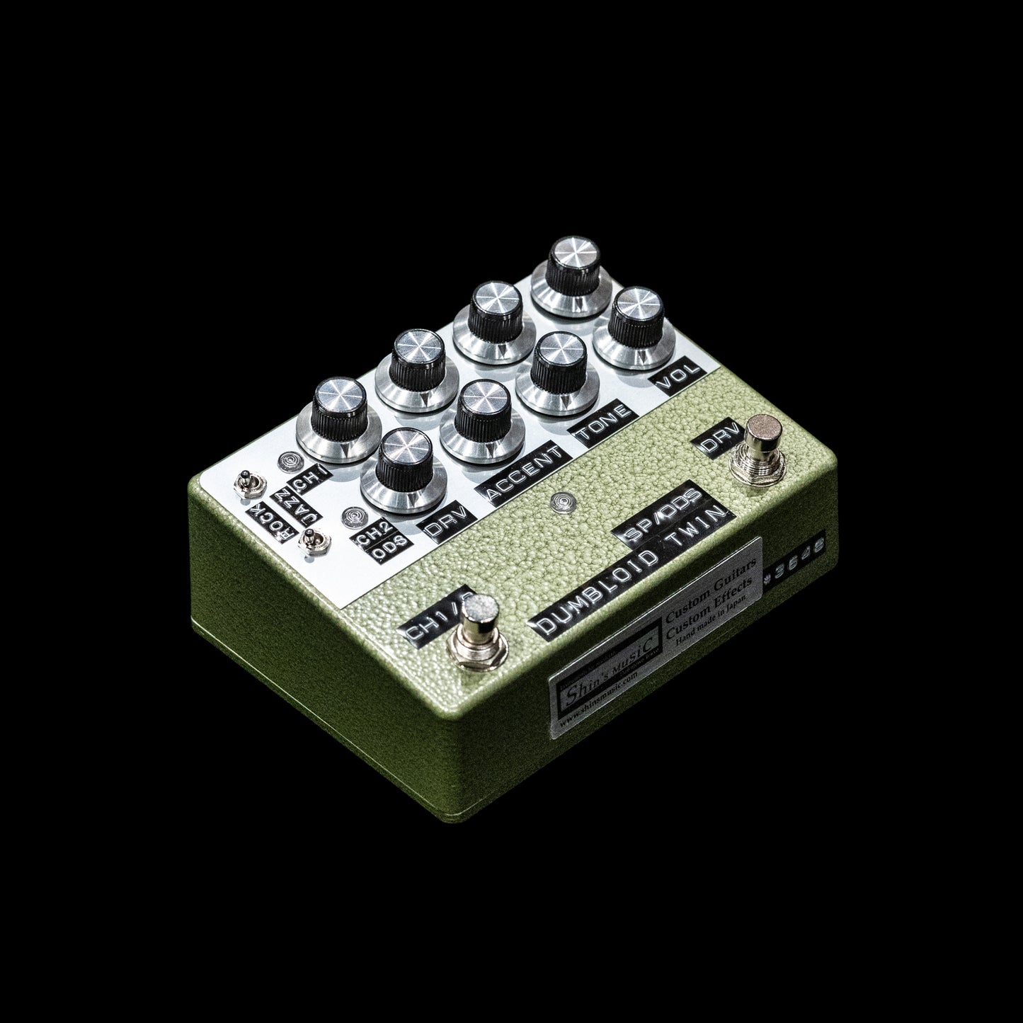Dumbloid Twin SP/ODS Custom Preamp Drive Pedal - Green Hammer