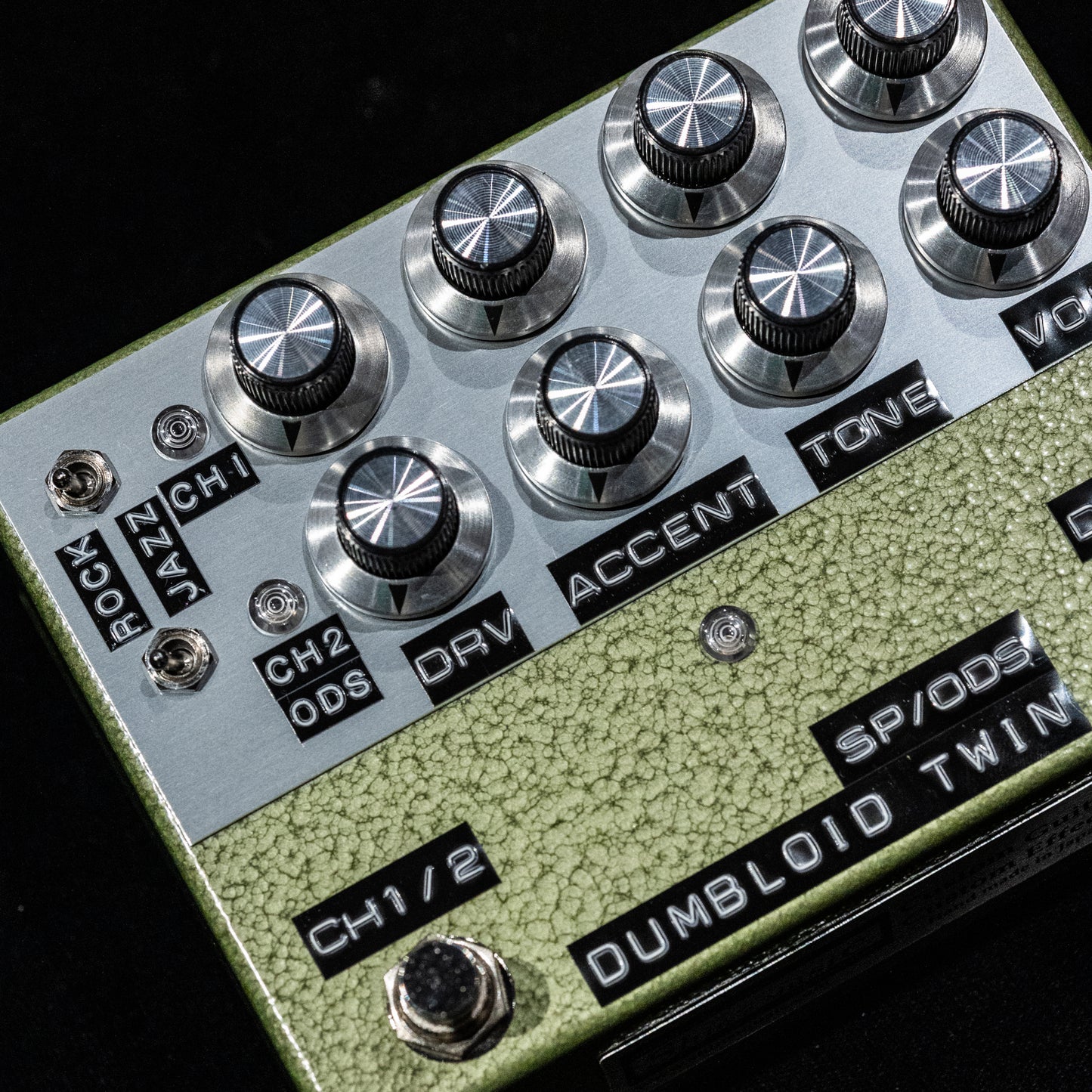 Dumbloid Twin SP/ODS Custom Preamp Drive Pedal - Green Hammer