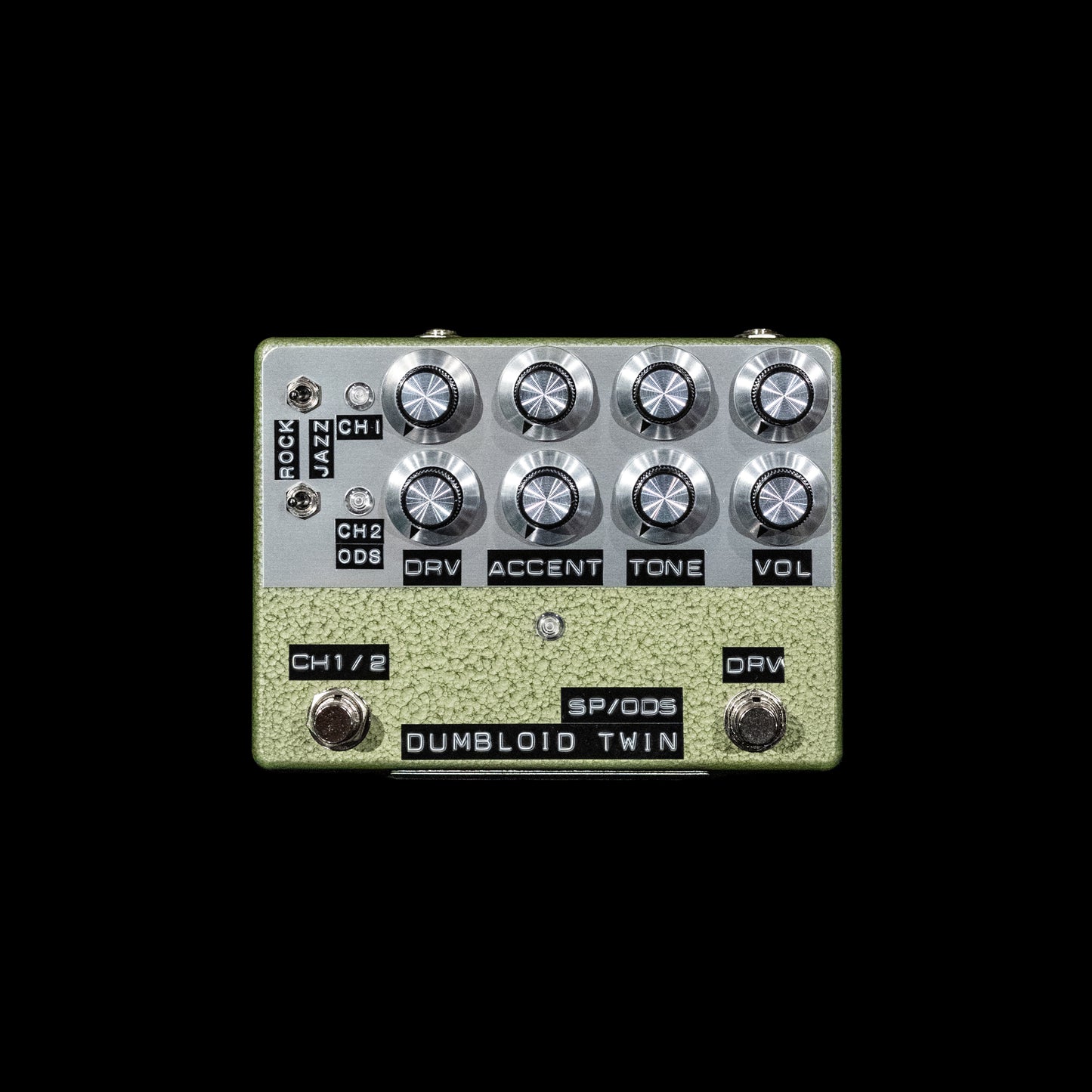 Dumbloid Twin SP/ODS Custom Preamp Drive Pedal - Green Hammer