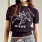 Women's Led Zeppelin Short Sleeve Icarus Raglan - Black