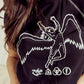 Women's Led Zeppelin Short Sleeve Icarus Raglan - Black