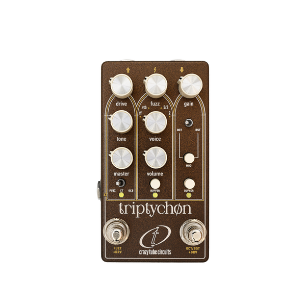 Crazy Tube Circuits Triptychon Fuzz & Octave Pedal – Round Hill Music Co